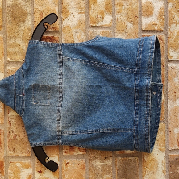 Justice Denim Patchwork Vest - Picture 3 of 5